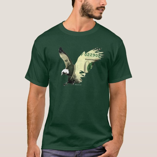 Mad Money Flying Dollars T-Shirt (Front)