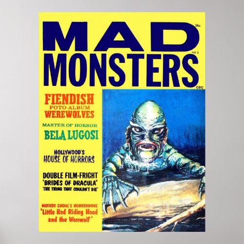 Mad Monsters Poster