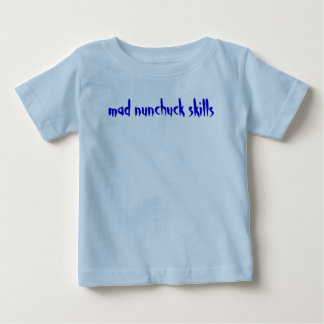 mad nunchuck skills baby T-Shirt