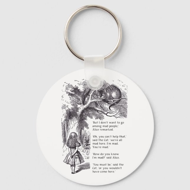 Mad People Keychain (Front)