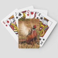 Mad Pheasant Playing Cards