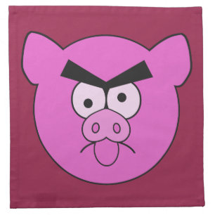 Mad Pig custom cloth napkins
