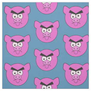 Mad Pig custom color art fabric