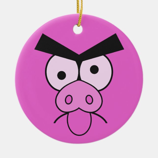 Mad Pig ornament (Front)