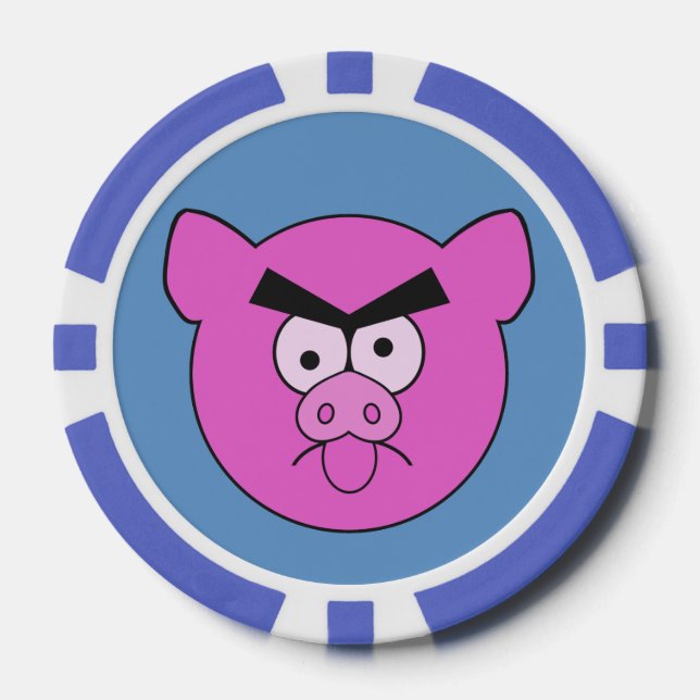 Mad Pig poker chips (Front)