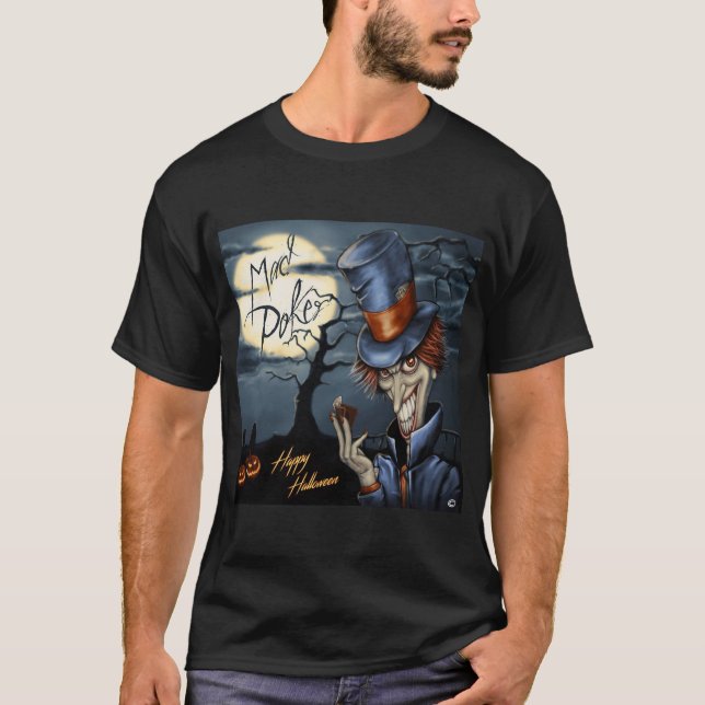 MAD Poker Halloween Pazzo Men's T-Shirt (Front)