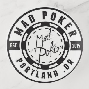 MAD Poker Logo Trinket Tray