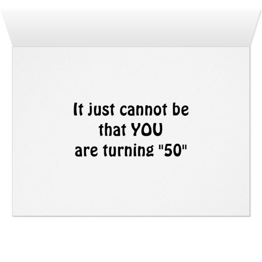 MAD RABBIT SAYS "NO" U CANNOT BE "50" (Inside Horizontal (Bottom))