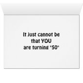 MAD RABBIT SAYS "NO" U CANNOT BE "50" CARDS (Inside Horizontal (Bottom))