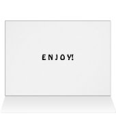 MAD RABBIT SAYS "NO" U CANNOT BE "50" CARDS (Inside Horizontal (Top))