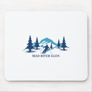 Mad River Glen Vermont Skiing Ski Snowboarding In Mouse Pad