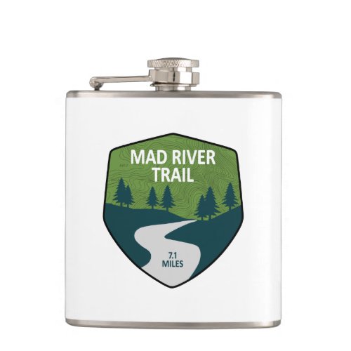 Mad River Trail Dayton Ohio Flask