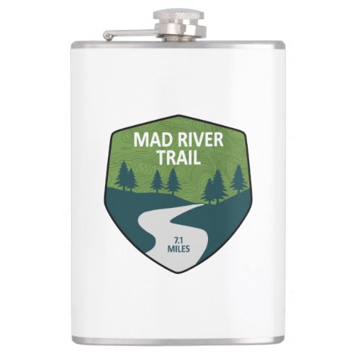 Mad River Trail Dayton Ohio Flask