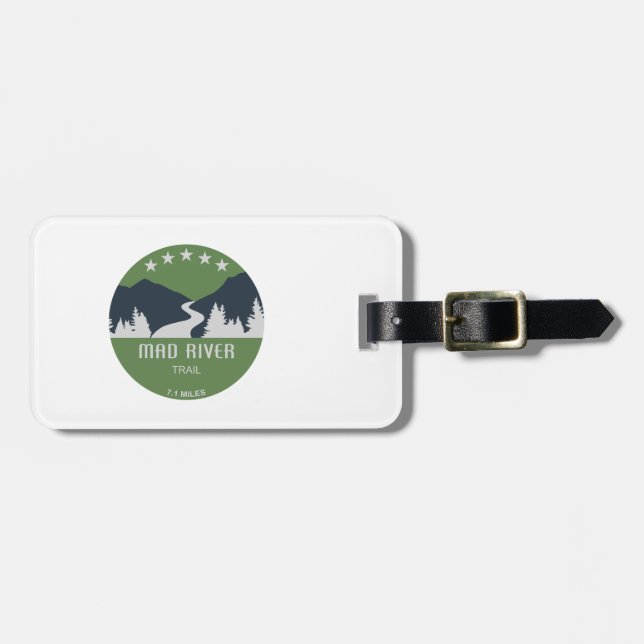 Mad River Trail Dayton Ohio Luggage Tag (Front Horizontal)