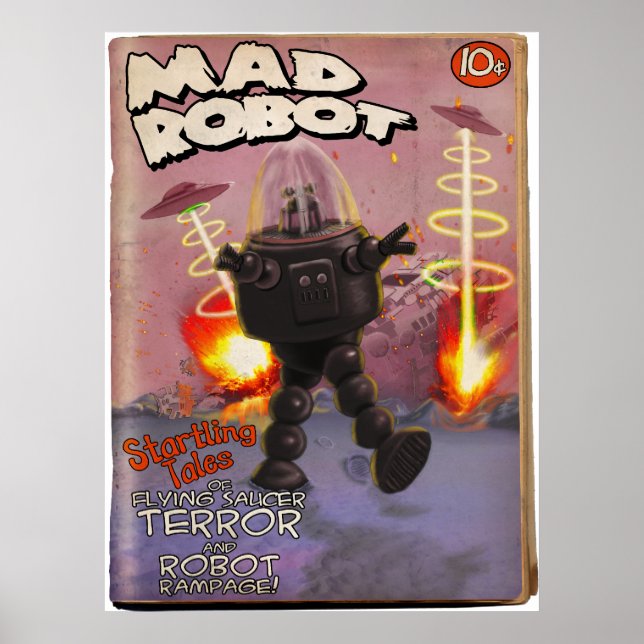 Mad Robot Pulp Cover Poster (Front)