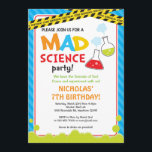 Mad Science Birthday Invitation / Mad Scientist<br><div class="desc">Mad Science Birthday Invitation / Mad Scientist</div>