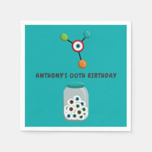 Mad Science Birthday Party Napkins