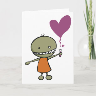 Mad Science Love Holiday Card