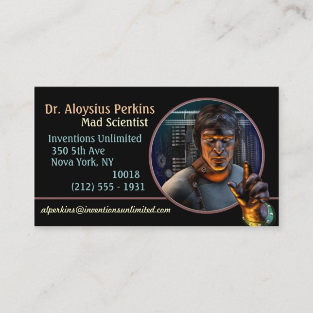 Mad Science! (M) Business Cards (Front)