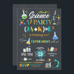 Mad Science Party Birthday Invitation Boy<br><div class="desc">Personalize this awesome science party invitation with your child's name, age and party details easily and quickly, simply press the customize it button to further re-arrange and format the style and placement of the text. Note: For the birthday boy's name, if it is longer than 4 letters, you need to...</div>