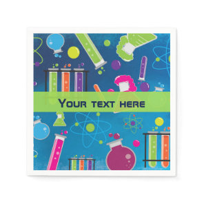 Mad Science Scientist Birthday Party Napkins