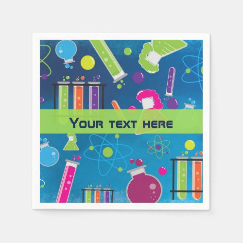 Mad Science Scientist Birthday Party Napkins