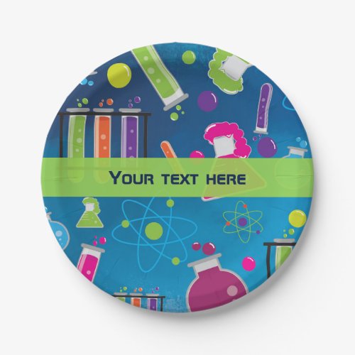 Mad Science Scientist Birthday Party Plates
