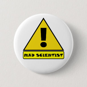 Mad Scientist Badge Button