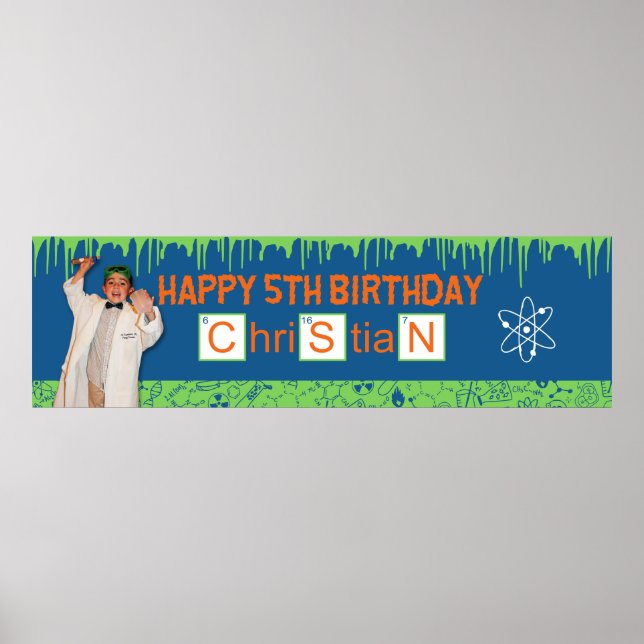 Mad Scientist Banner for Christian Poster (Front)