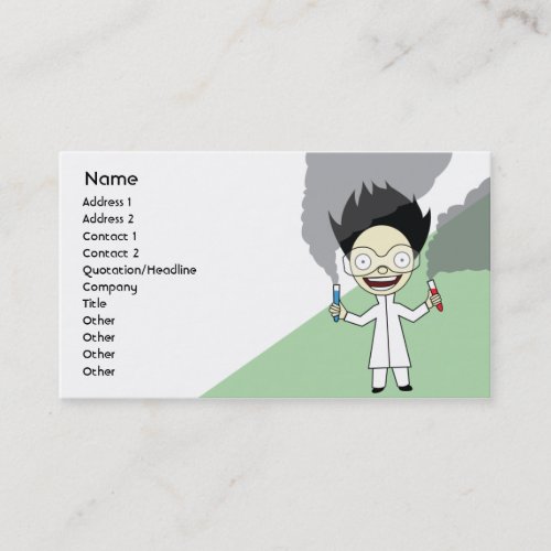 Mad Scientist - Business Business Card Templates