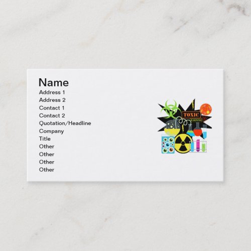 Mad  Scientist Business Card