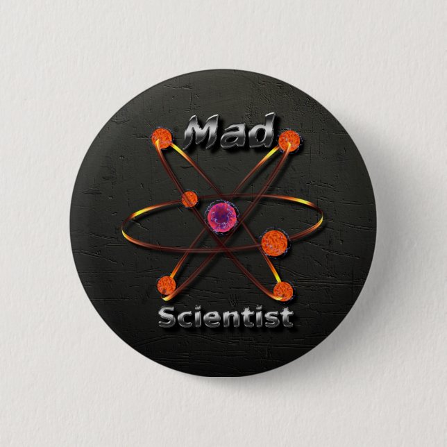 Mad Scientist Button (Front)