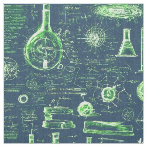 Mad scientist calculations  fabric