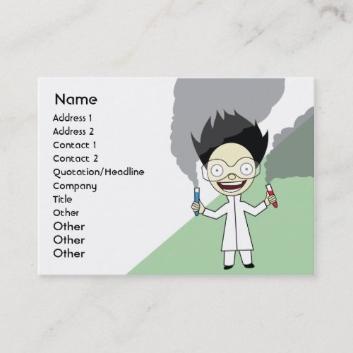 Mad Scientist - Chubby Business Cards