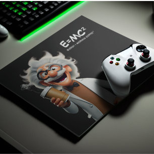 Mad Scientist Coffee Mouse Pad