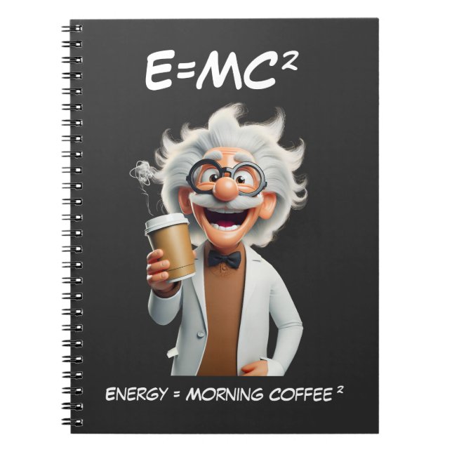 Mad Scientist Coffee Notebook (Front)