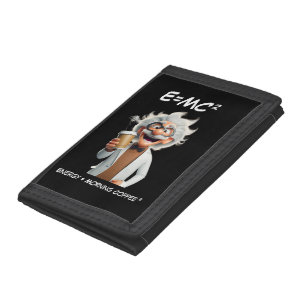 Mad Scientist Coffee Trifold Wallet