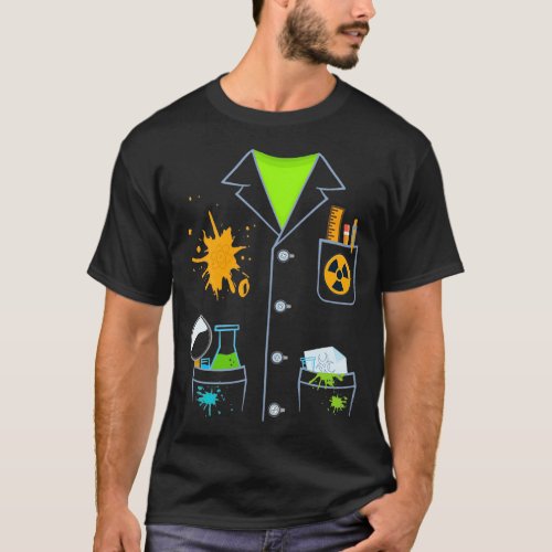 Mad Scientist Costume for Halloween T_Shirt