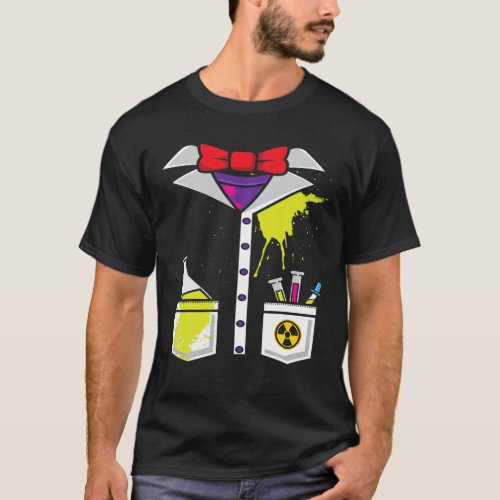 Mad Scientist Costume Halloween Carnival Science C T_Shirt
