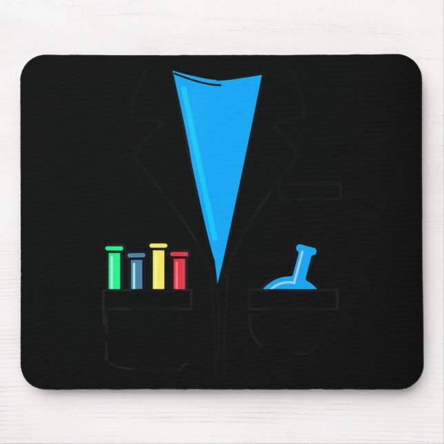 Mad Scientist Costume Nerd Chemistry Fun Science T Mouse Pad (Front)
