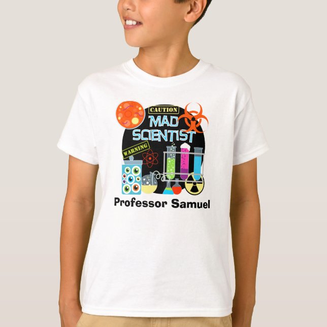 Mad Scientist Customized T-shirt (Front)