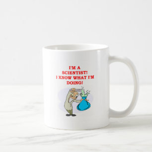 mad scientist joke coffee mug