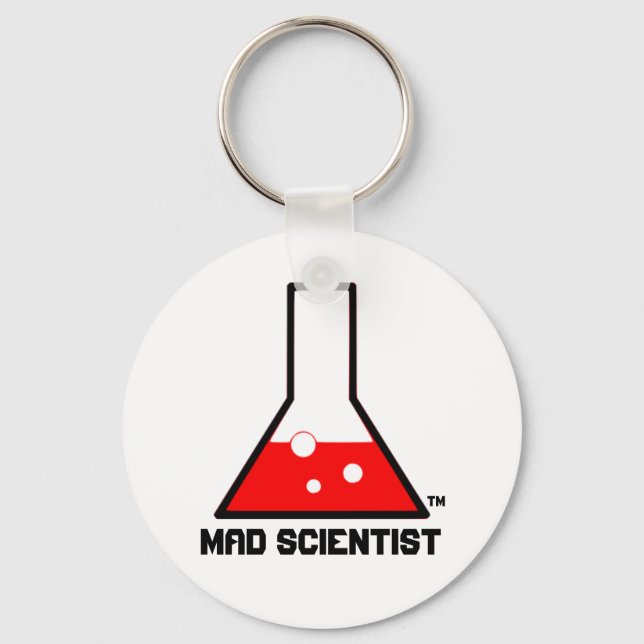 Mad Scientist Key Keeper Keychain (Front)