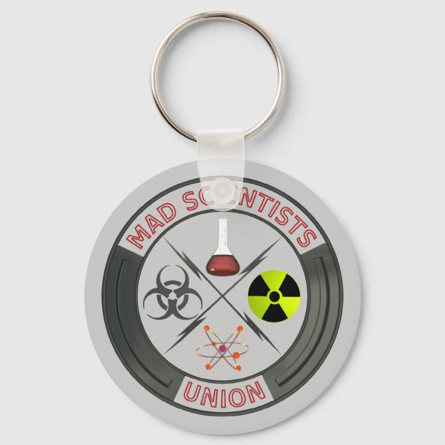 Mad Scientist Keychain (Front)