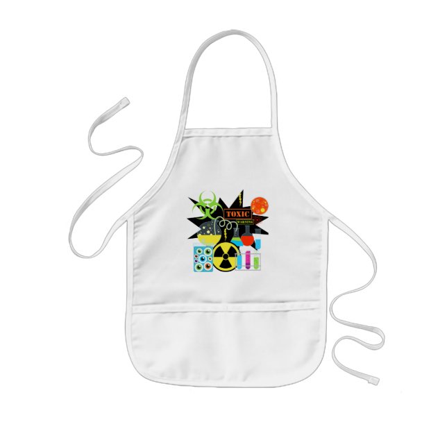 Mad  Scientist Kids' Apron (Front)
