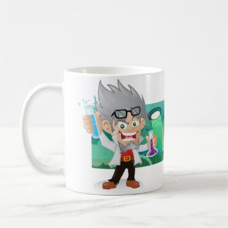Mad Scientist Lab Cartoon Coffee Mug
