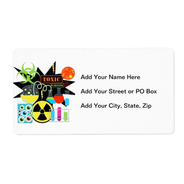 Mad  Scientist Label (Front)