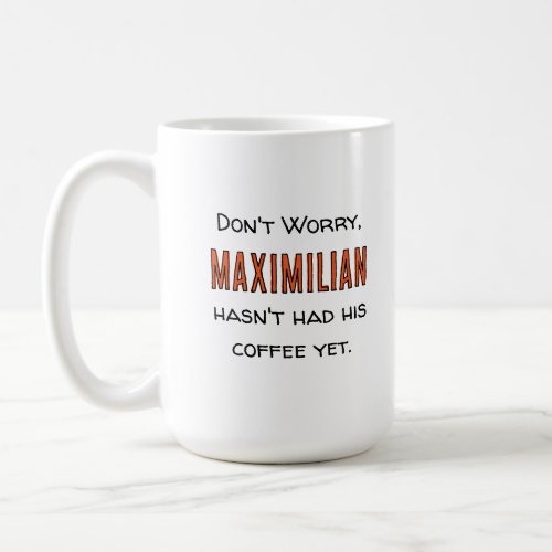 Mad Scientist Morning Coffee With Your Name Coffee Mug