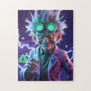 Mad Scientist Puzzle - Humorous Lab Jigsaw