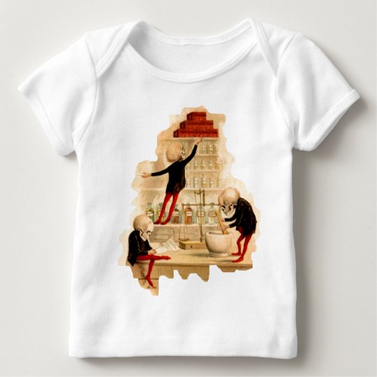 Mad Scientist Skeletons Baby T-Shirt